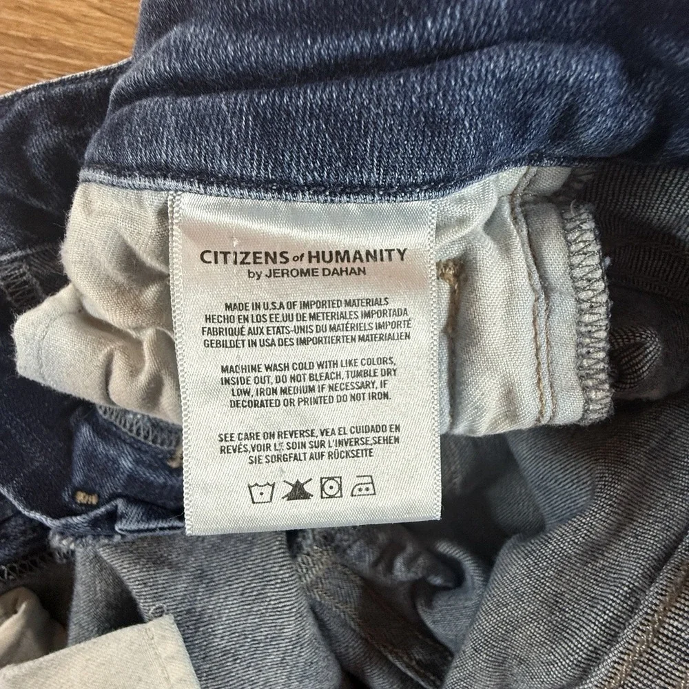 Citizens of Humanity Racer Low Rise Skinny Premium Jeans Women's 25 Blue Stretch